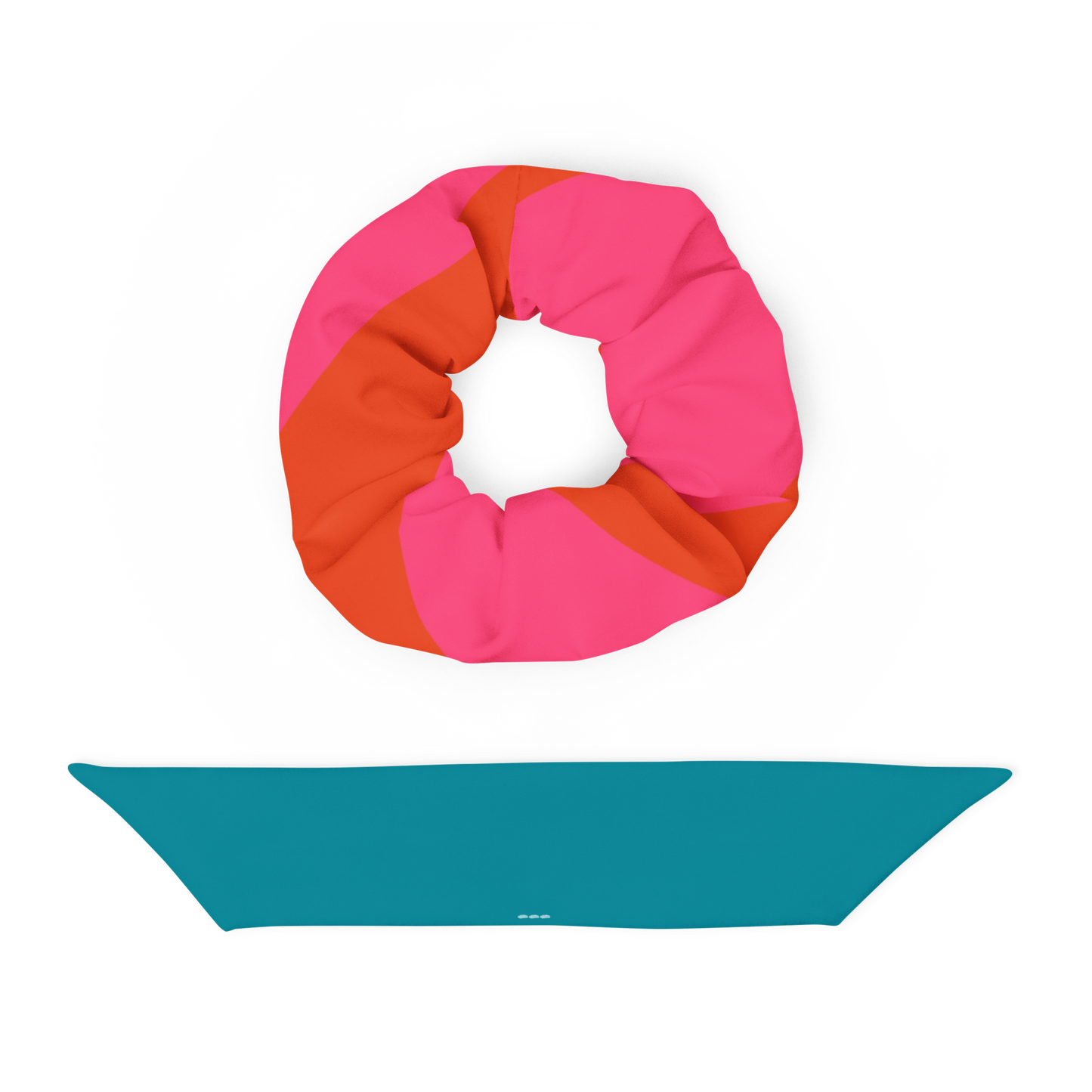lillielux viva lux scrunchie, separated, without bow detail, transparent background