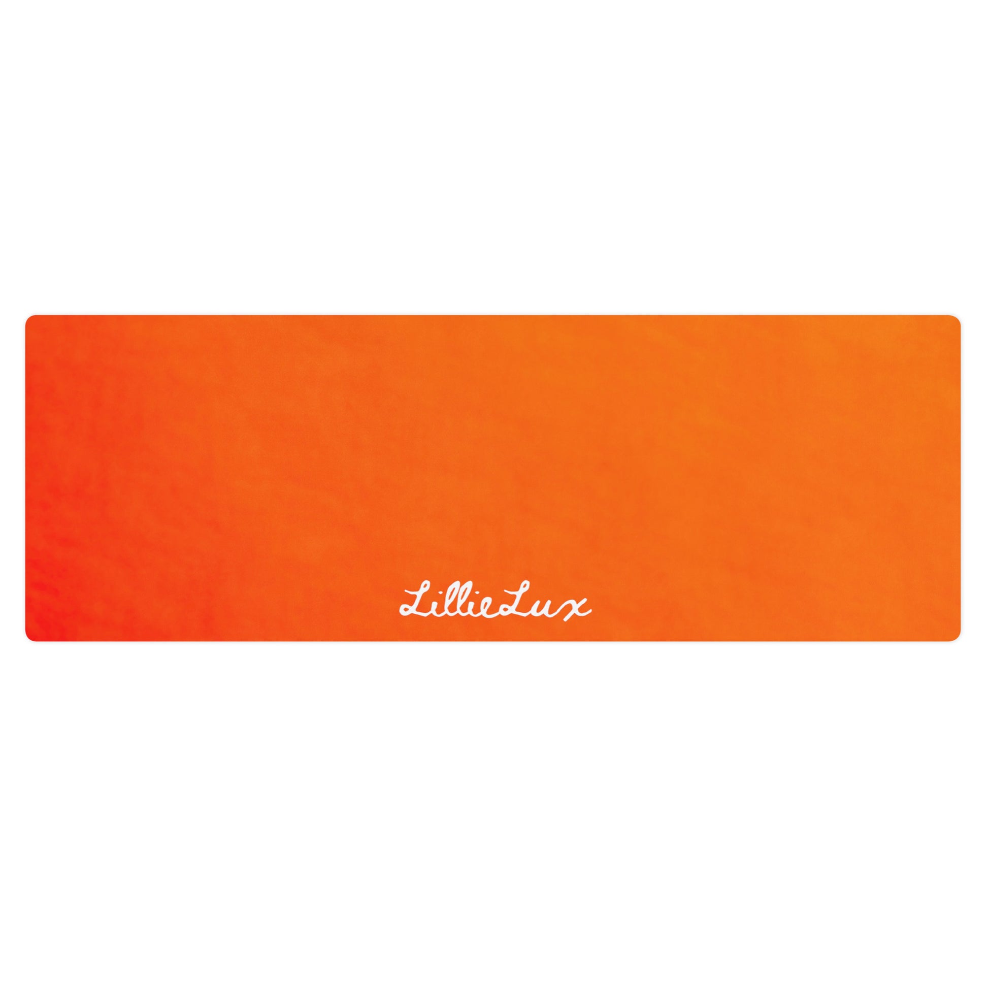 Orange Yoga mat.