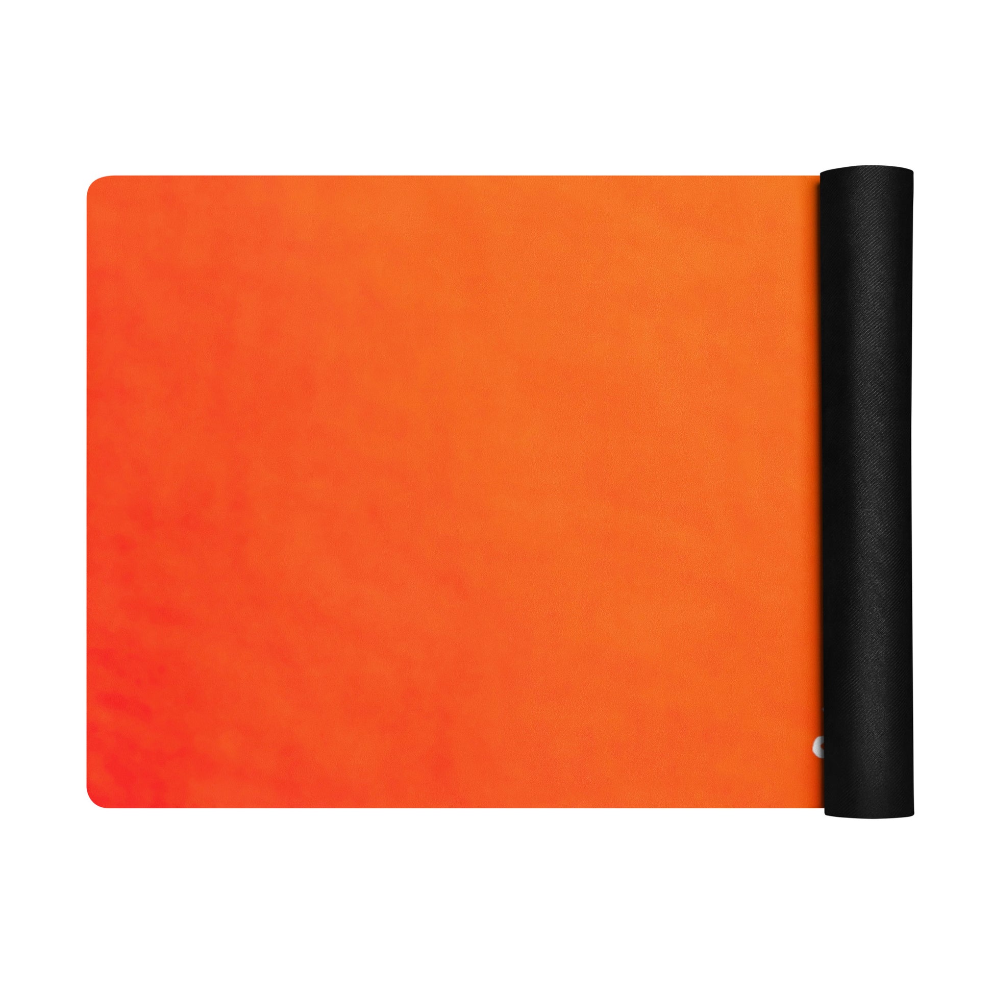 Orange Yoga mat.
